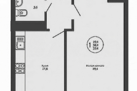 однокомнатная квартира